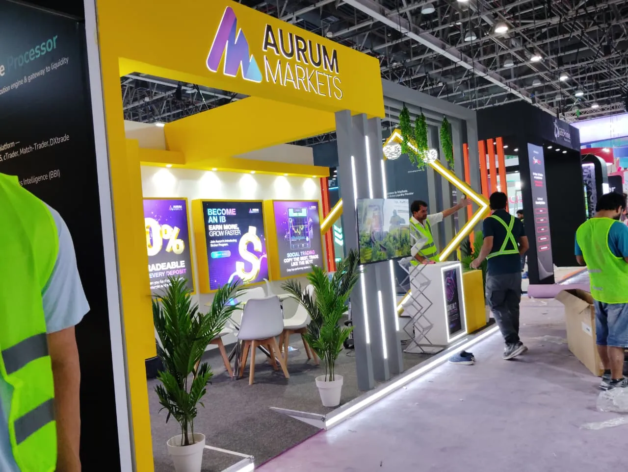Aurum Markets Exhibition Stand