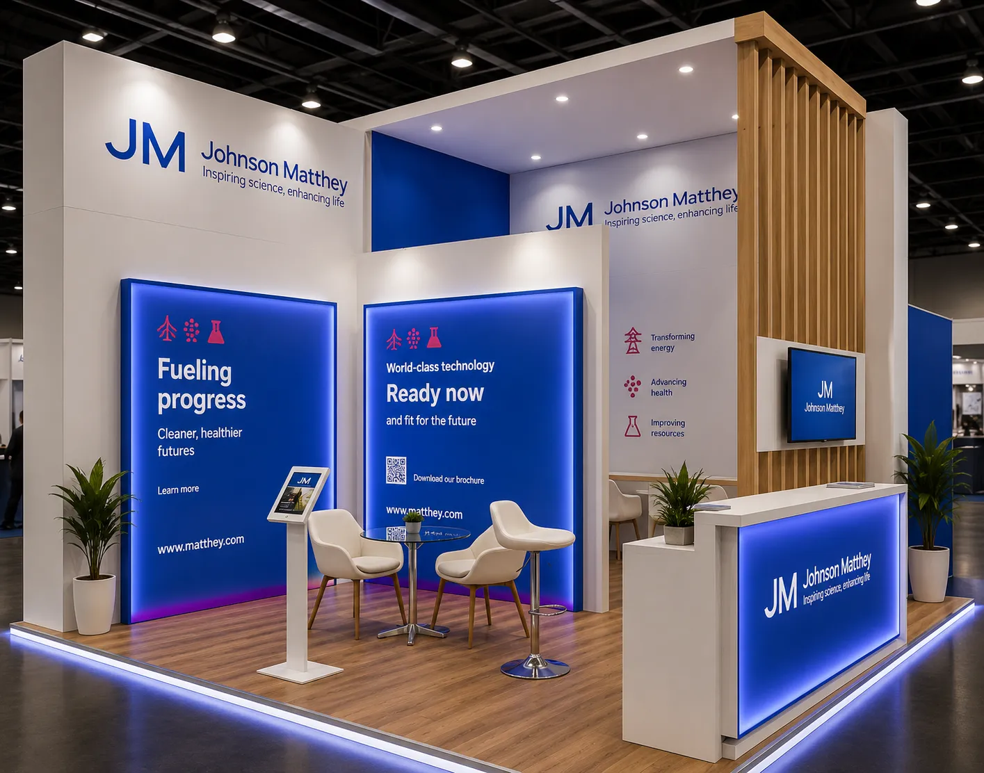 Johnson Matthey 3D design render
