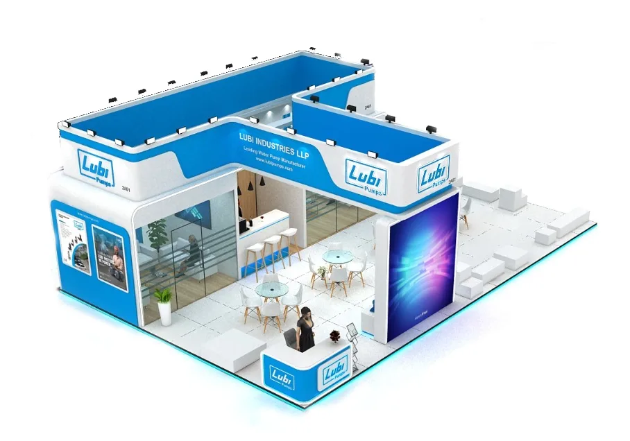 Lubi Pumps 3D Booth Design