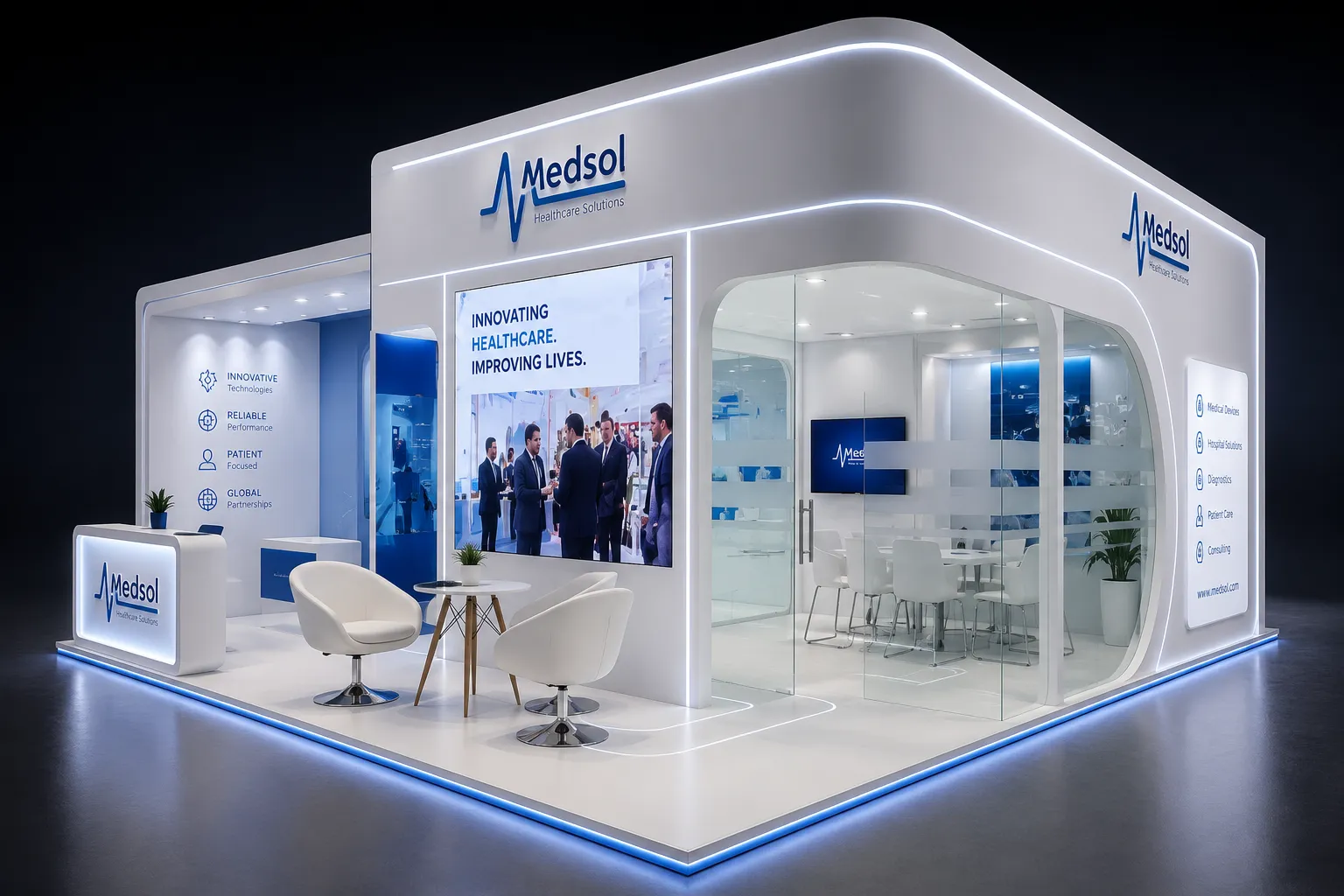 Medsol 3D design render