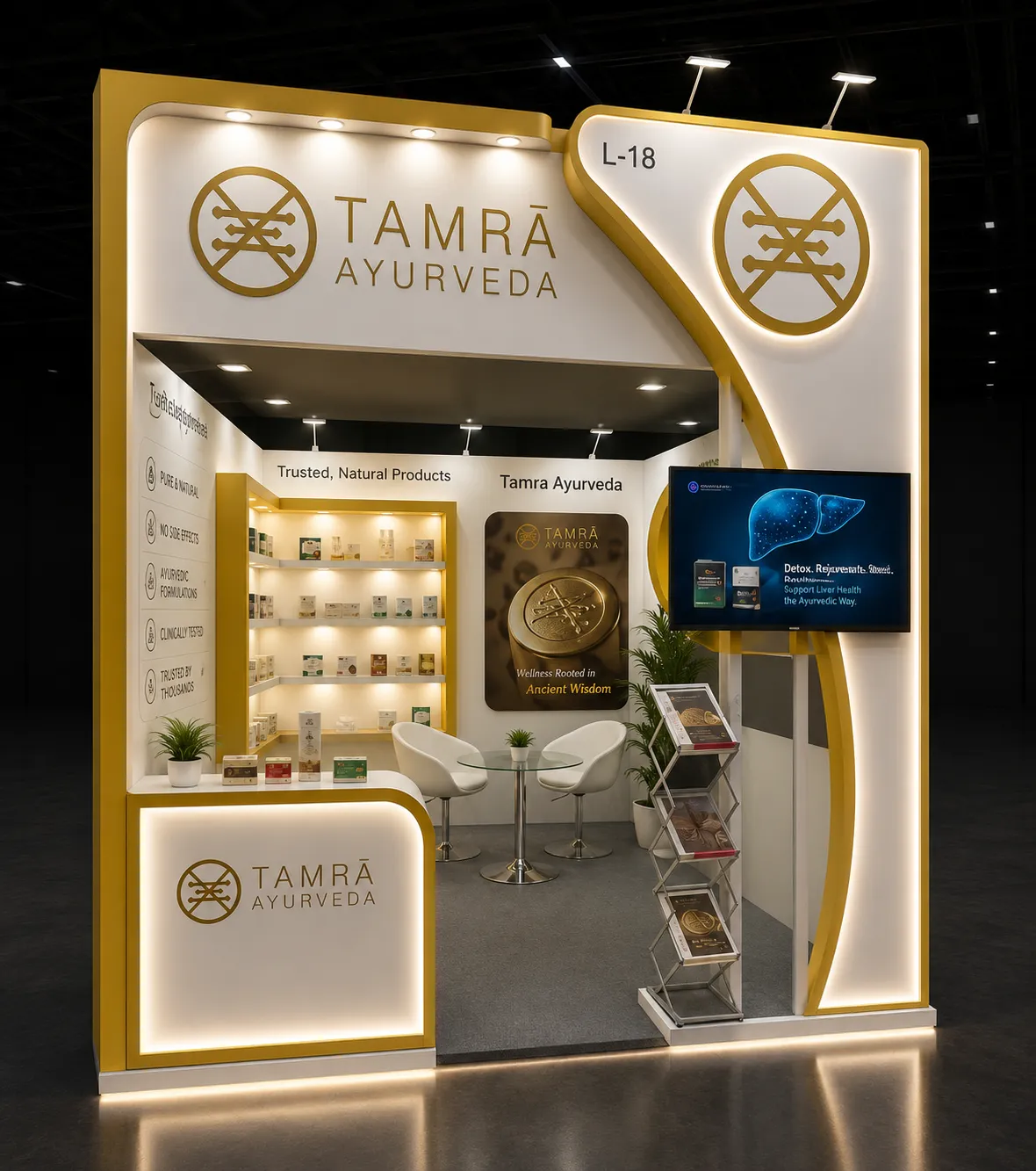 Tamra Ayurveda 3D design render